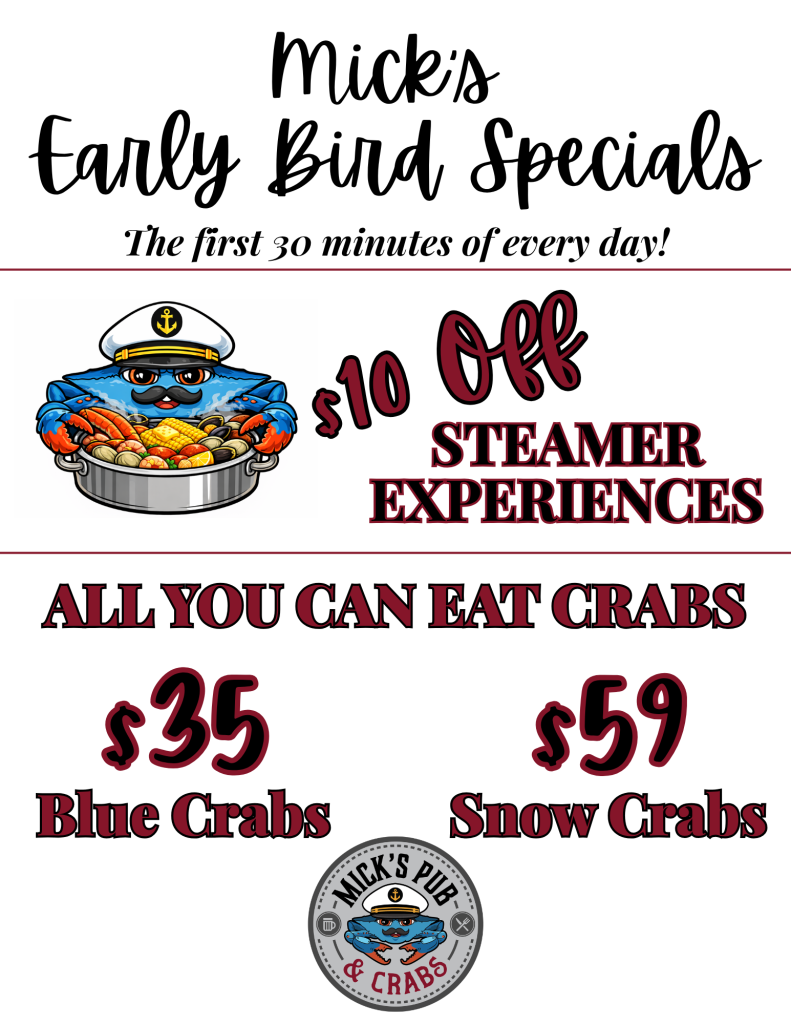 Early Bird Specials